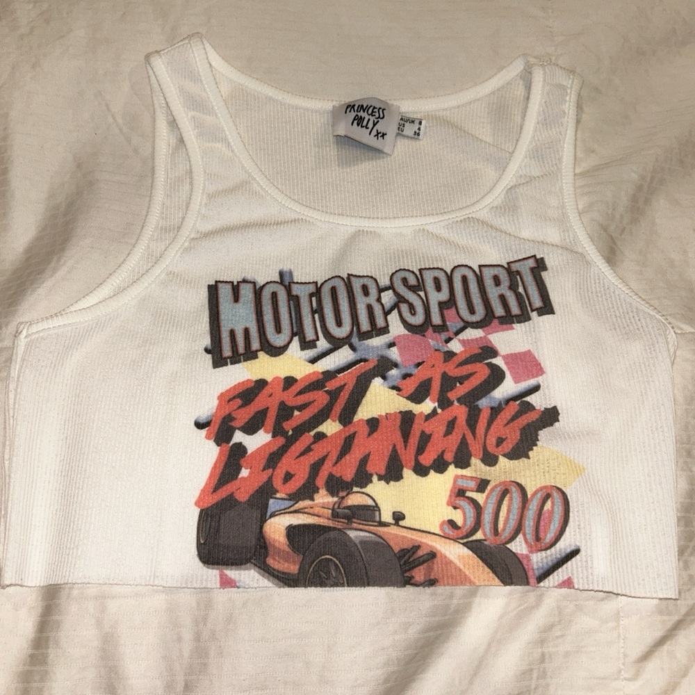 Princess Polly Moto Club Singlet Top